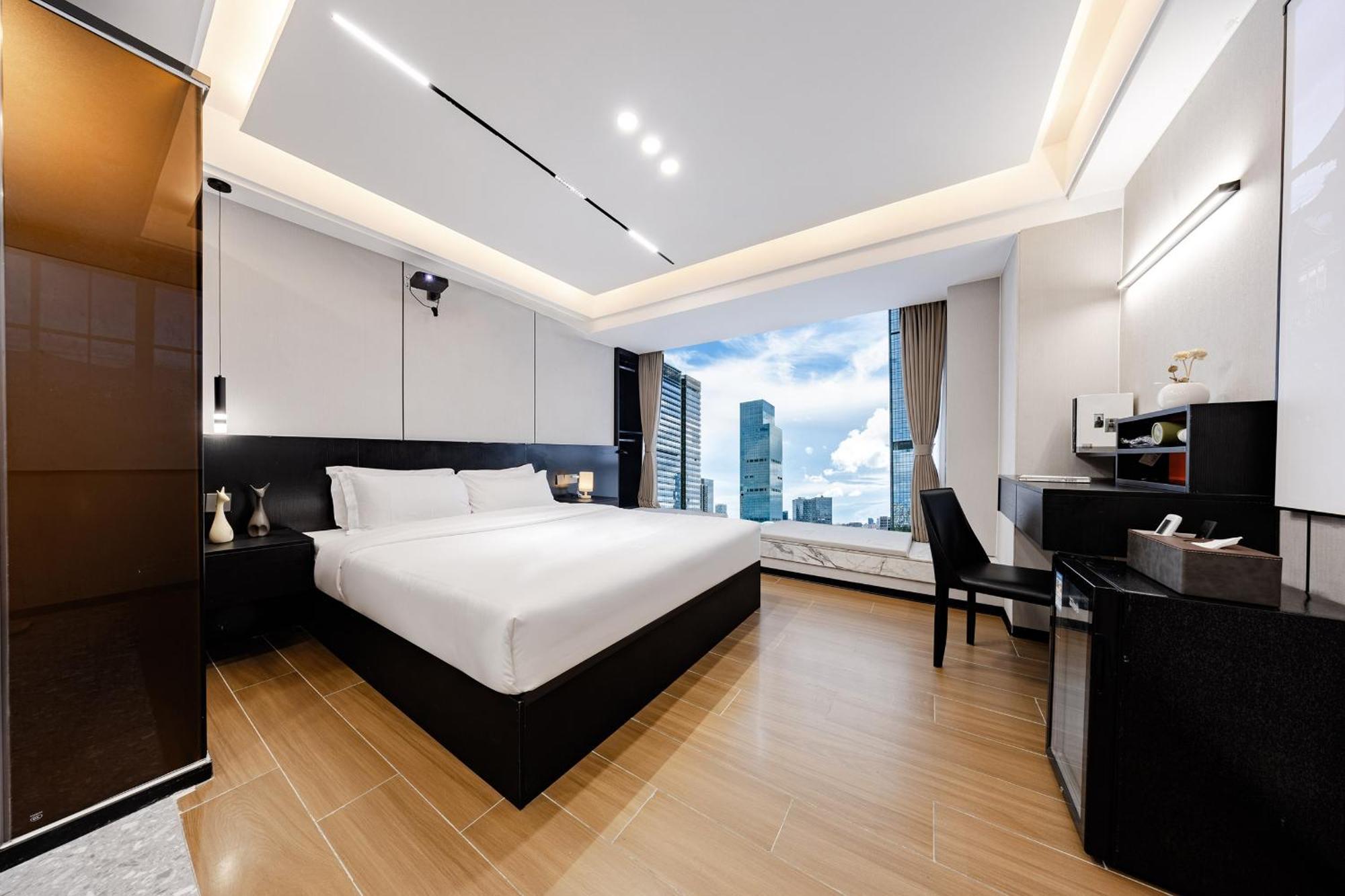 Yu Manju High-Floor Huge-Screen Audiovisual Hotel-Guangzhou Tower Zhujiang New Town Sports West Road Branch Exterior foto